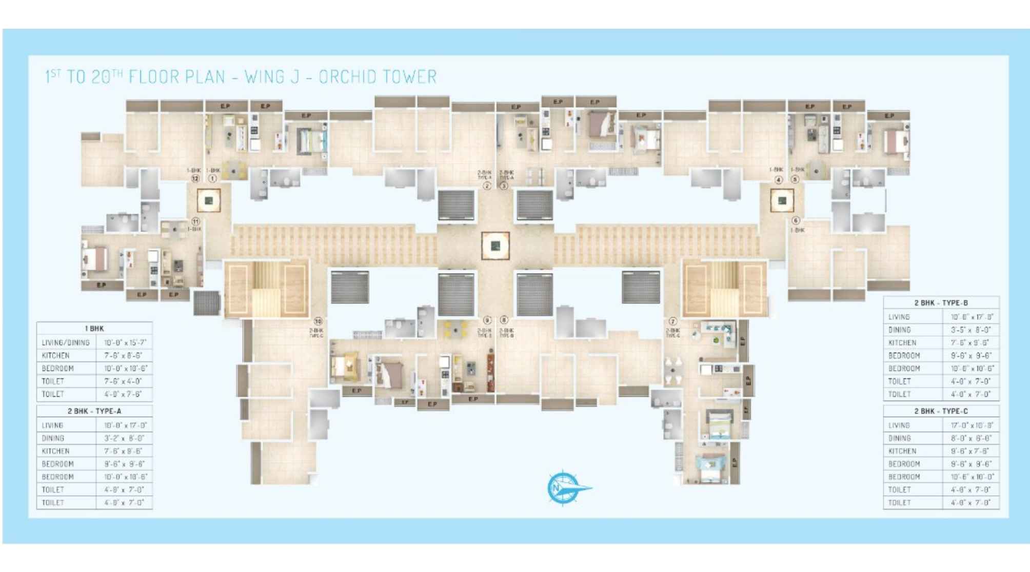 Mahavir-Kalpavruksha-Floor-Plan-1st-to-20th